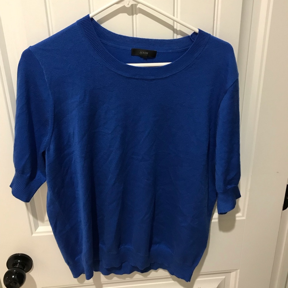 J. Crew Short Sleeve Knit Sweater